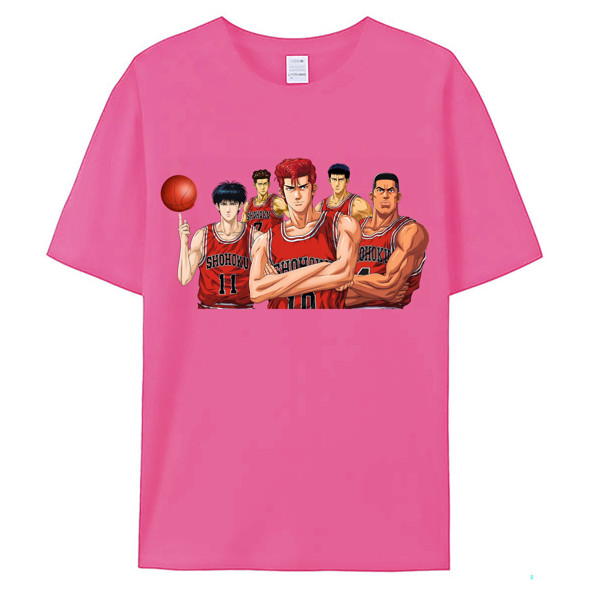 （画像用） SLAM DUNK／スラムダンク レディースカジュアルプリントTシャツ（綿100％）